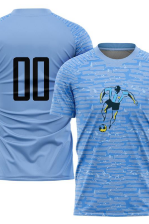 Argentinian Soccer Player Traditional Icon Soccer Jersey