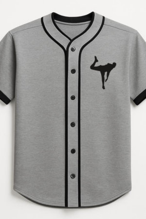 Baseball Pitcher Frontal Silhouette Baseball Jersey
