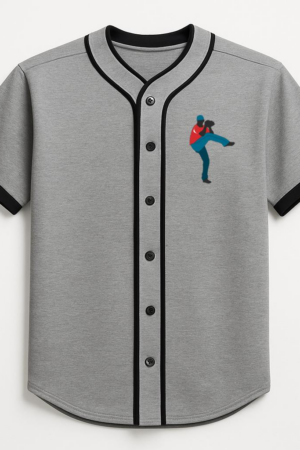 Baseball Player Cartoon Baseball Jersey