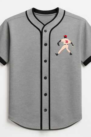 Baseball Player Playing A Game Baseball Jersey