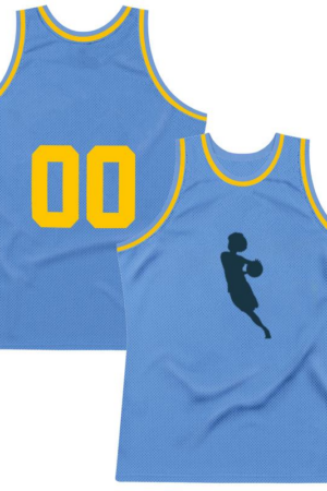 Basketball Player Female Running Ball Player Shorts Accessory T Shirt Silhouette Basketball Jersey