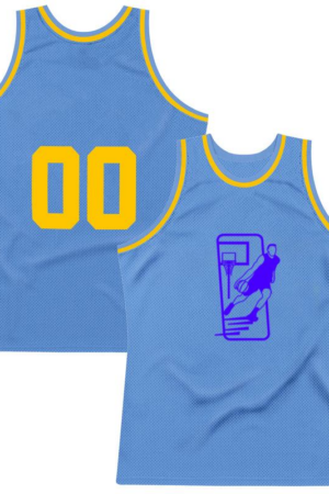 Basketball Player In Rectangle Fillled Stroke Basketball Jersey