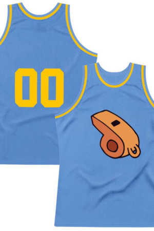 Basketball Referee Whistle Cartoon Basketball Jersey
