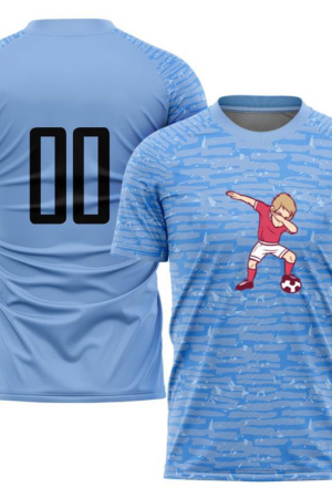 Boy Soccer Player Dab Illustration Soccer Jersey