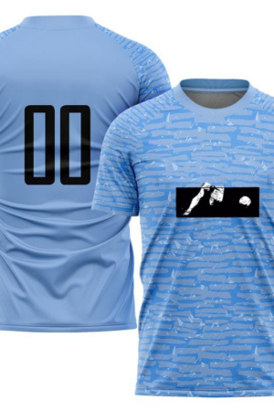 Drawn Kicking Soccer Soccer Jersey