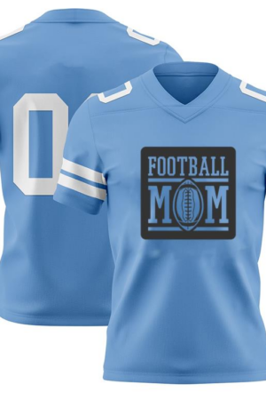Football Mom Family Quote American Football Jersey