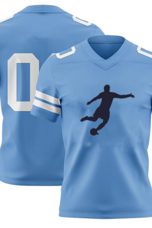 Football Player Silhouette American Football Jersey
