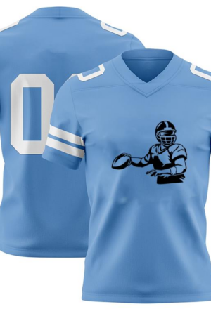Football Player Throw High Contrast American Football Jersey