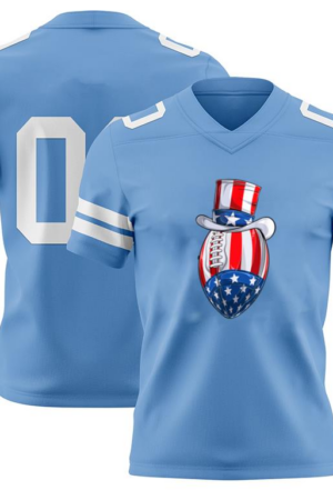 Football Uncle Sam 4th July American Football Jersey