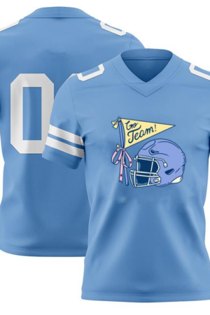 Go Team Football Helmet Design PO American Football Jersey