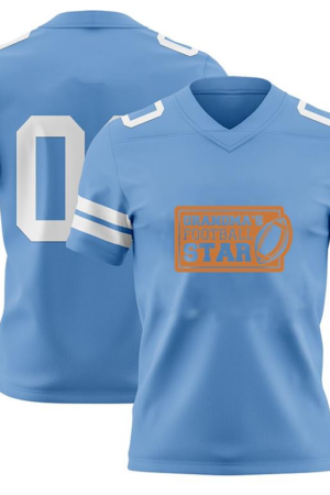 Grandmas Football Star Design JLK American Football Jersey