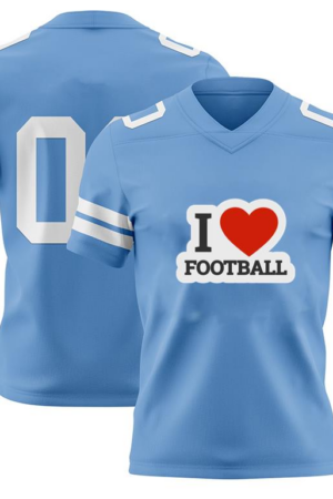 I Love Football Sticker American Football Jersey