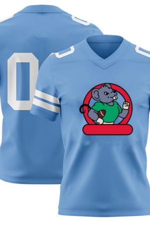 Image Of A Rat Holding A Football American Football Jersey