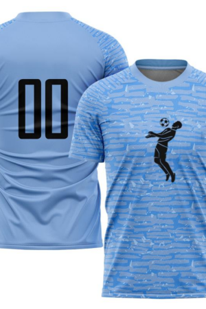Man Playing Soccer Cut Out Soccer Jersey