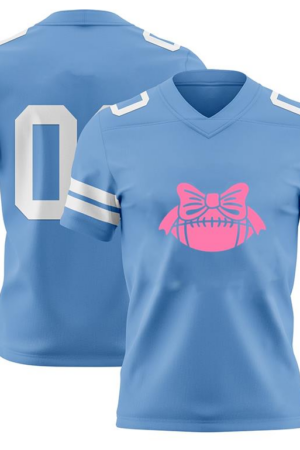 Pink Football Design American Football Jersey