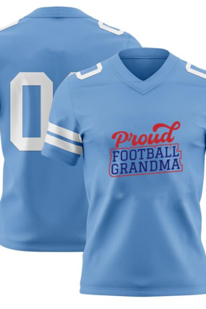 Proud Grandma Football Design W American Football Jersey