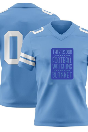 This Is Our Football Watching Blanket American Football Jersey